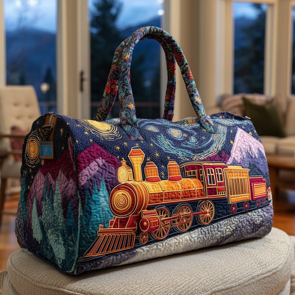 Fantasy Railway Quilted Duffle Bag GFTONT2316