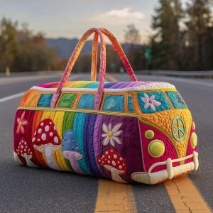Hippie Van Quilted Duffle Bag GFTOTP11494