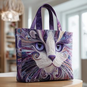 Catitude Quilted Tote Bag GFTOTP9918