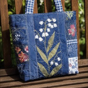 Exquisite Lily Of The Valley Quilted Tote Bag GFTONL5569