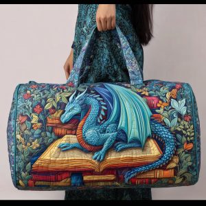 Vintage Dragon Quilted Duffle Bag GFTONL5655