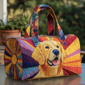 Golden Retriever Quilted Duffle Bag GFTOTP10699