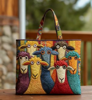 Sheep Serenity Quilted Tote Bag GFTOHD8551