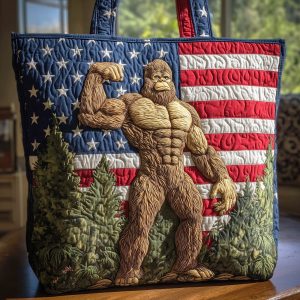 Mystic Bigfoot Quilted Tote Bag GFTOHD8284