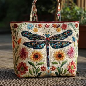Sassy Flutter Quilted Tote Bag NCU0PT8433